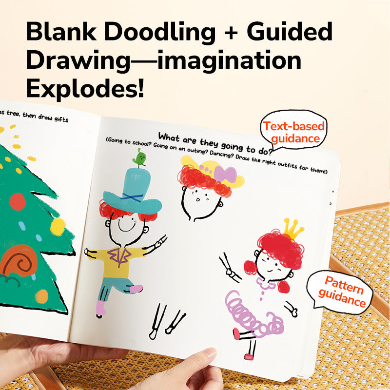 Mideer Big Dreams Inspiration Sketchbook drawing prompts and example artwork