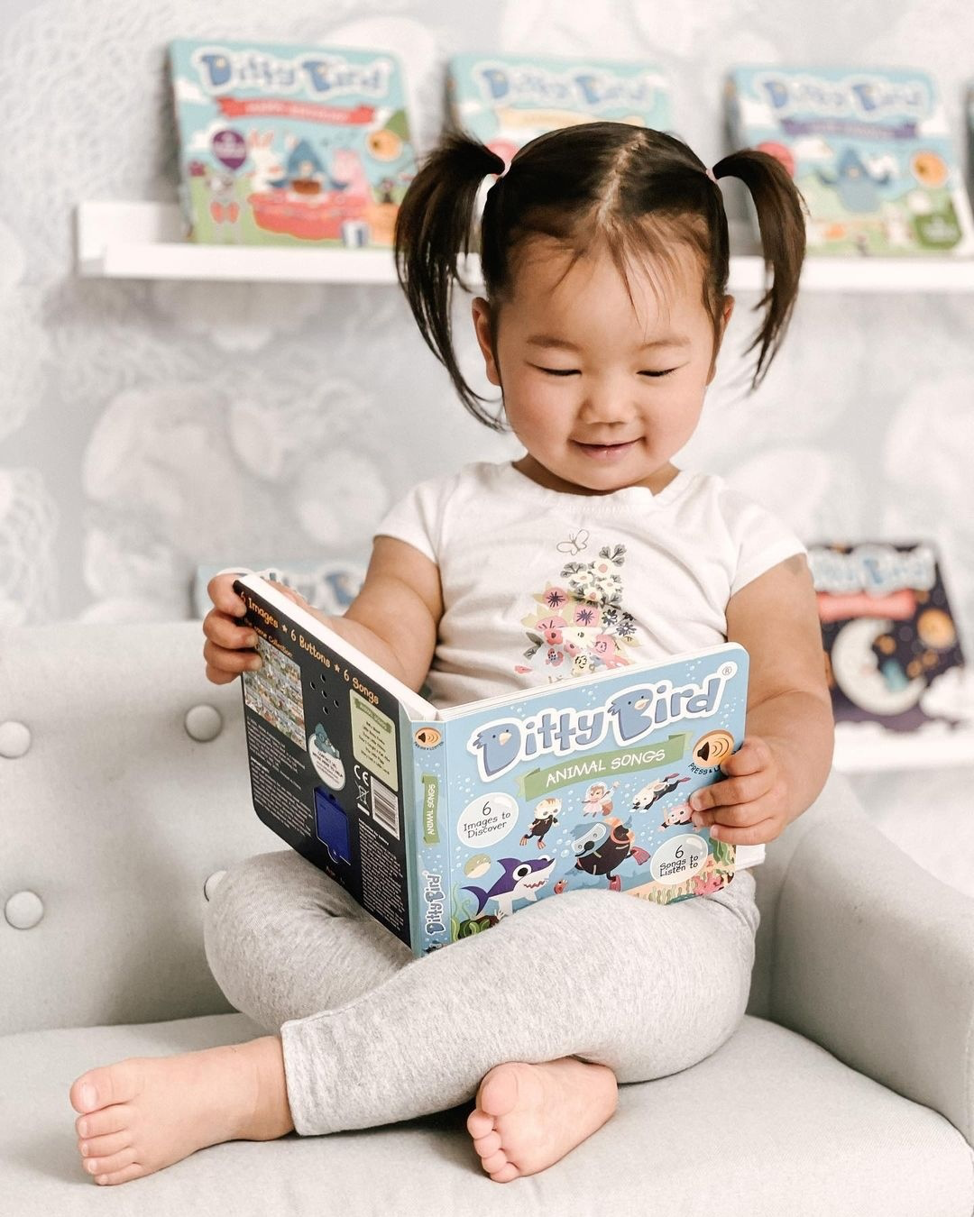 Ditty Bird Book:Animal songs - Baby Shark- BESTSELLER- USB-C Ditty Bird