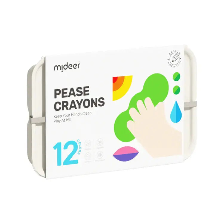 Mideer - Peas Crayons - 12 Colors Mideer
