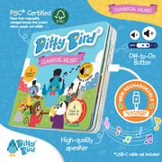 Ditty Bird Classical Music Mozart-Beethoven USB-C Ditty Bird