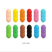 Mideer - Peas Crayons - 12 Colors Mideer
