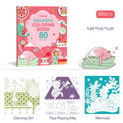 Drawing Coloring Book Pink Mideer