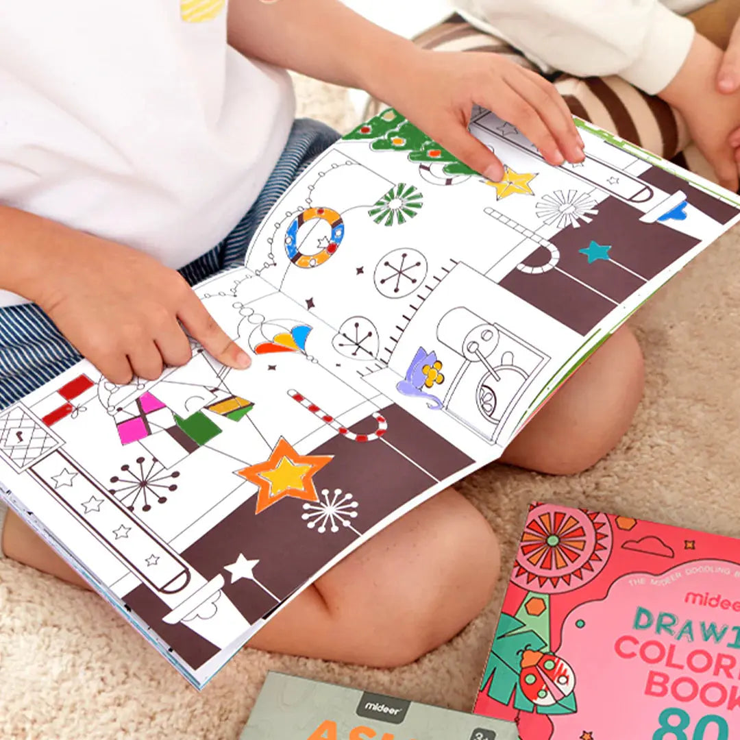 Drawing Coloring Book Blue Mideer