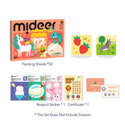 Brain Game Book: Let's Paint Level 2 Mideer