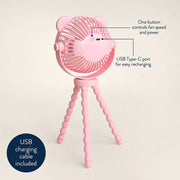 Breeze 3-Speed Stroller Fan Itzy Ritzy