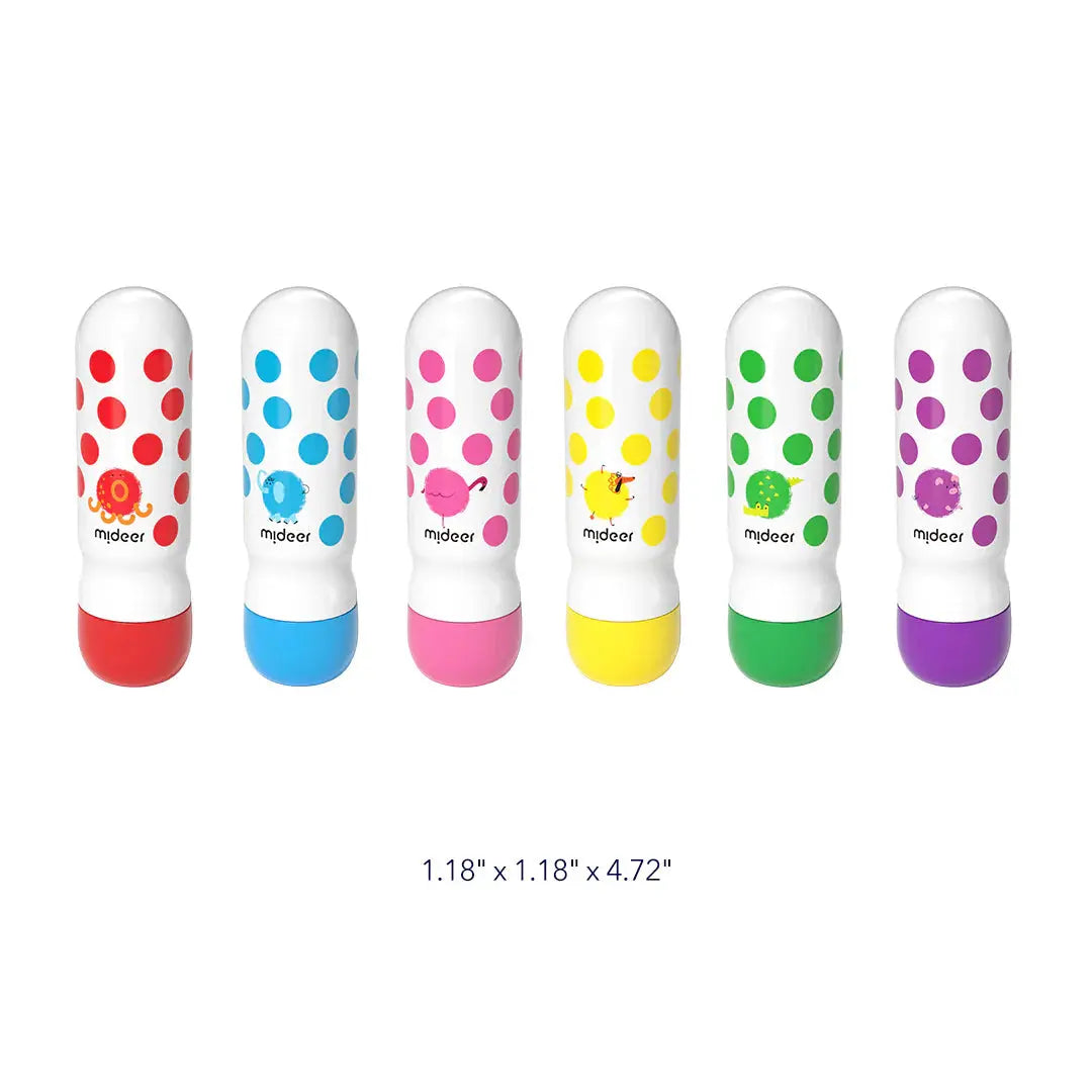Magic Dot Pen 6 Colors Mideer