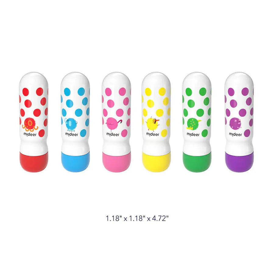 Magic Dot Pen 6 Colors Mideer