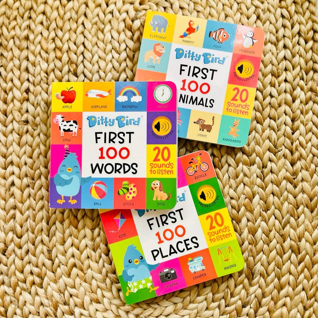 First 100 Words | Ditty Bird Book-Award Family Choice USB-C Ditty Bird