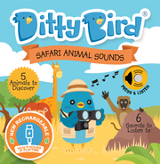Ditty Bird Baby Sound Book: Safari Animal Sounds USB-C Ditty Bird