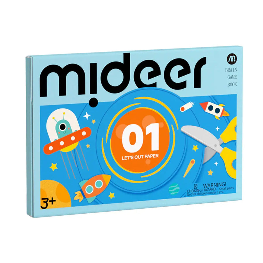 Brain Game Book: Let's Cut Paper Level 1 Mideer