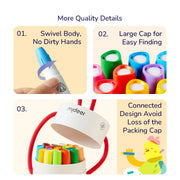 Silky Crayon 12 Colors Mideer