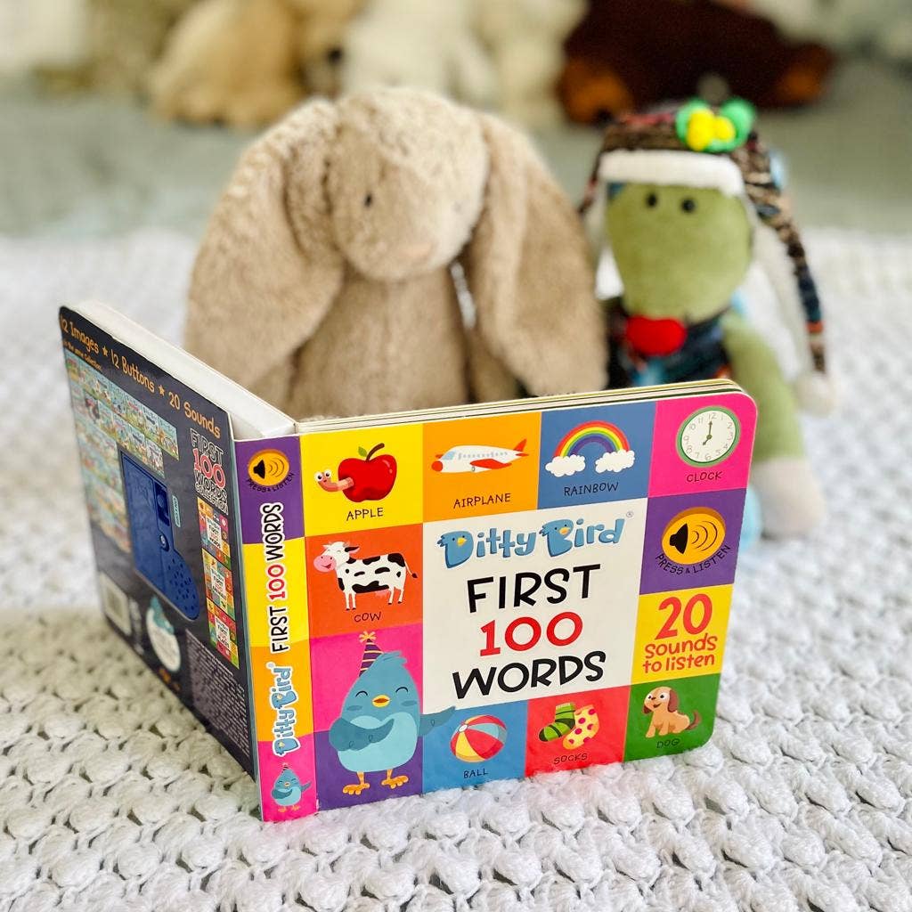 First 100 Words | Ditty Bird Book-Award Family Choice USB-C Ditty Bird