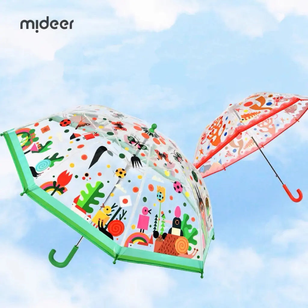 Kids’ Clear Umbrella Mideer