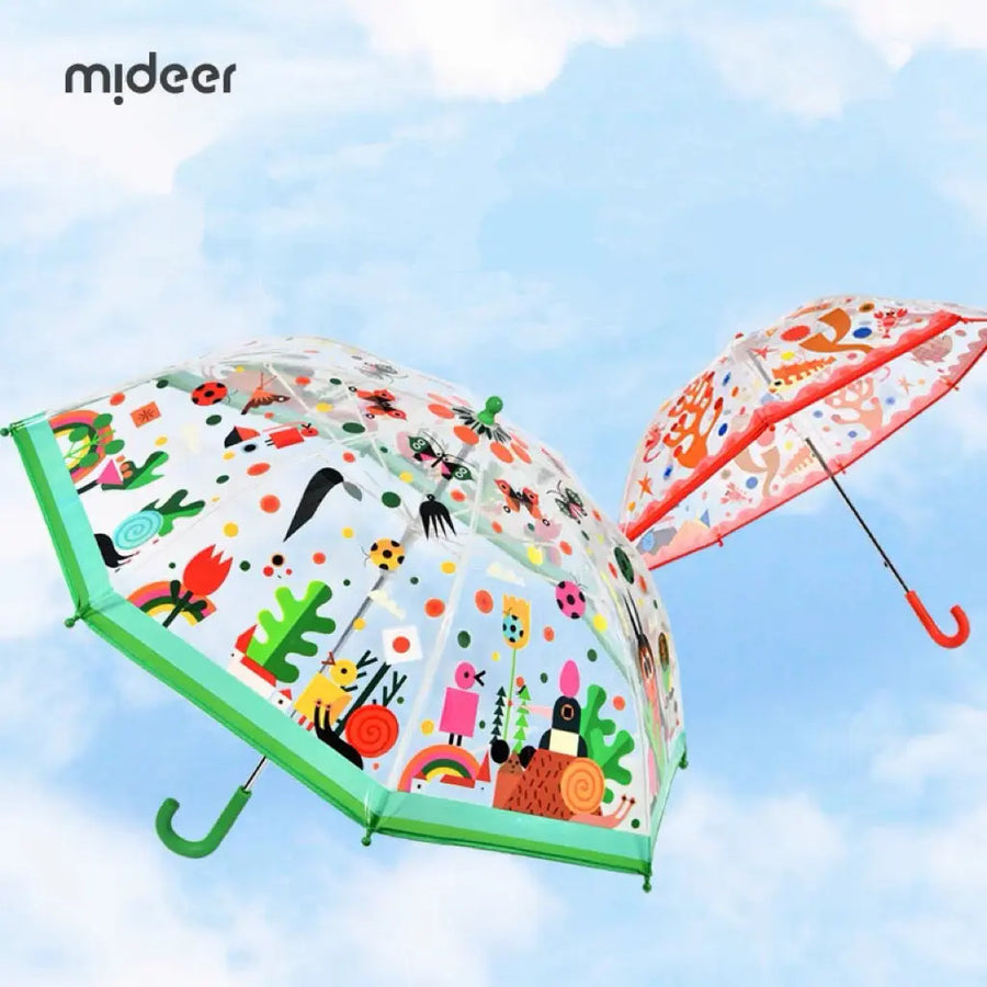 Kids’ Clear Umbrella Mideer