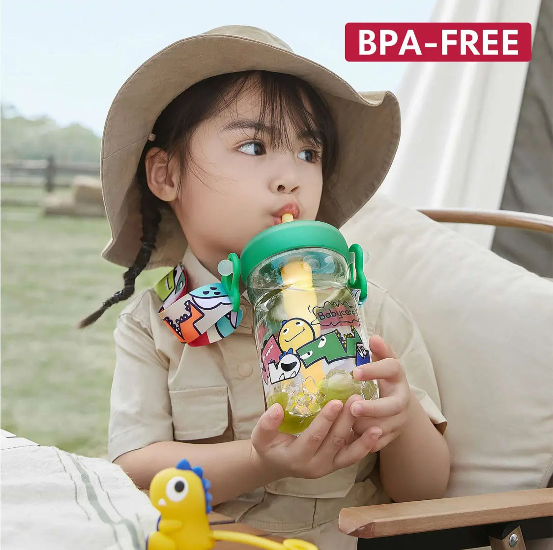 T-Rex Cold Brew Straw Cup 500ml Bc Babycare