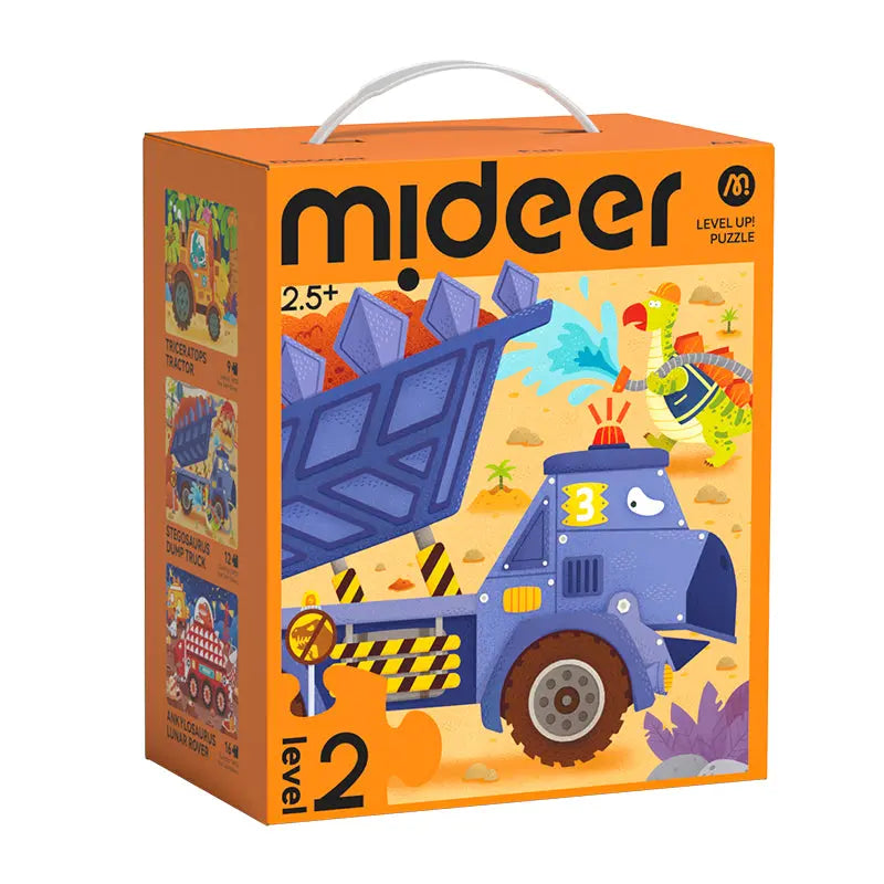 Level Up Puzzles - Level 2 Dinosaur Engineering Mideer