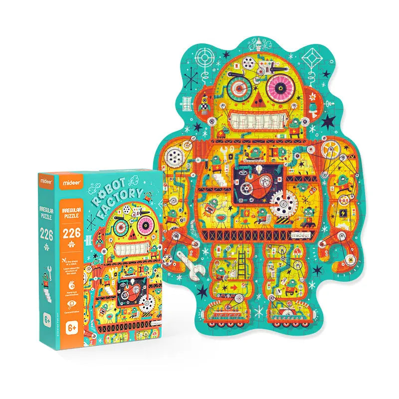 Irregular Shape Puzzle - Robot Factory Mideer