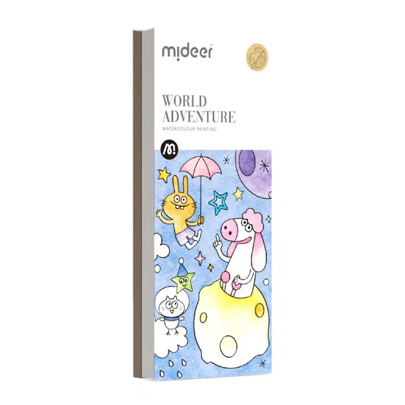Mini Watercolor Painting Book Mideer
