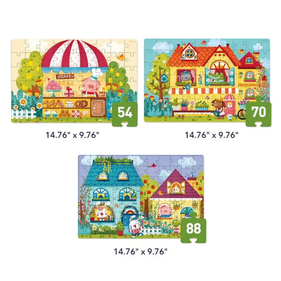 Level Up Puzzles - Level 4 Fairytale Town Mideer