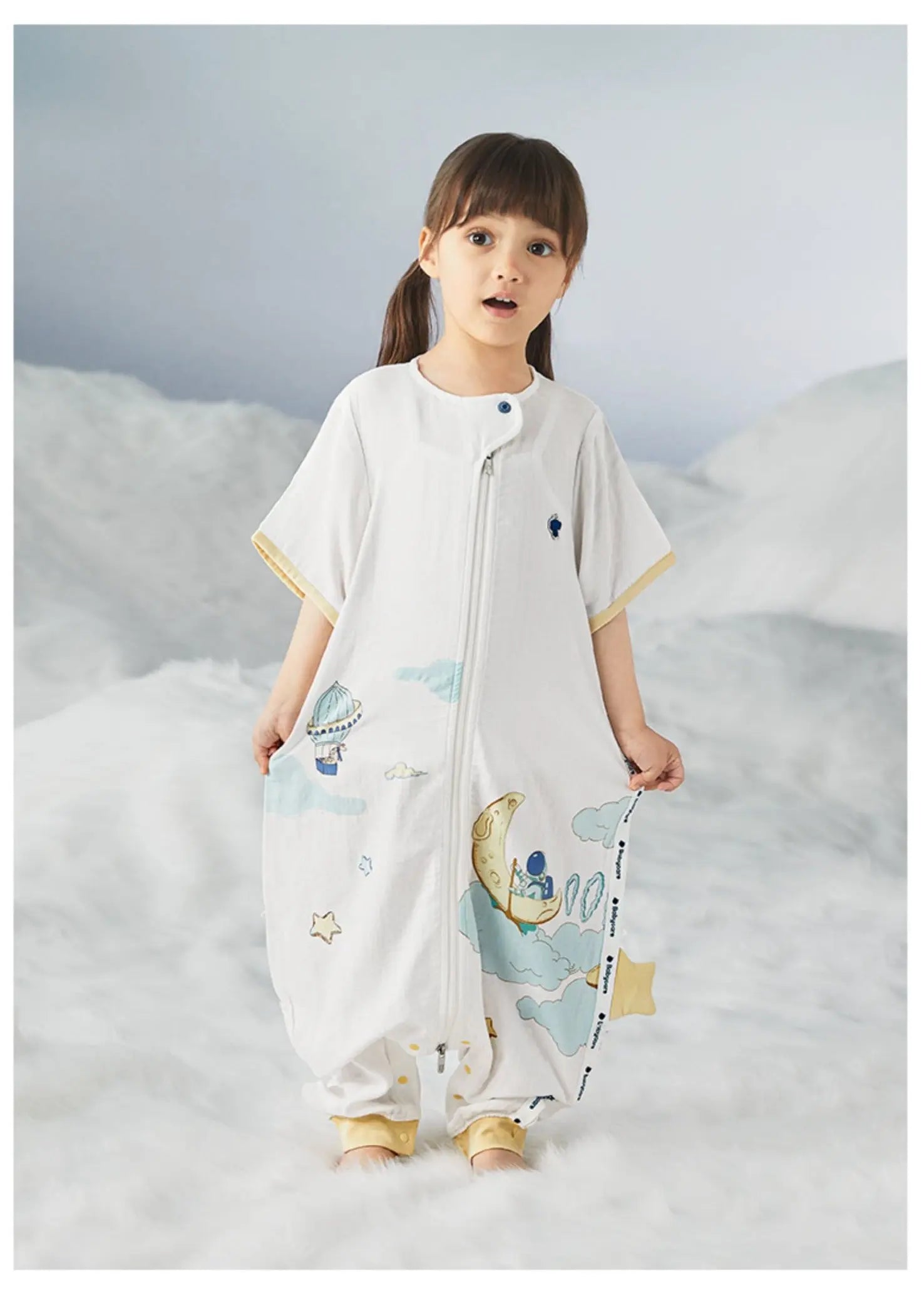 Temperature Regulating Bamboo Short-Sleeve Sleep Bag 0.6 TOG Bc Babycare