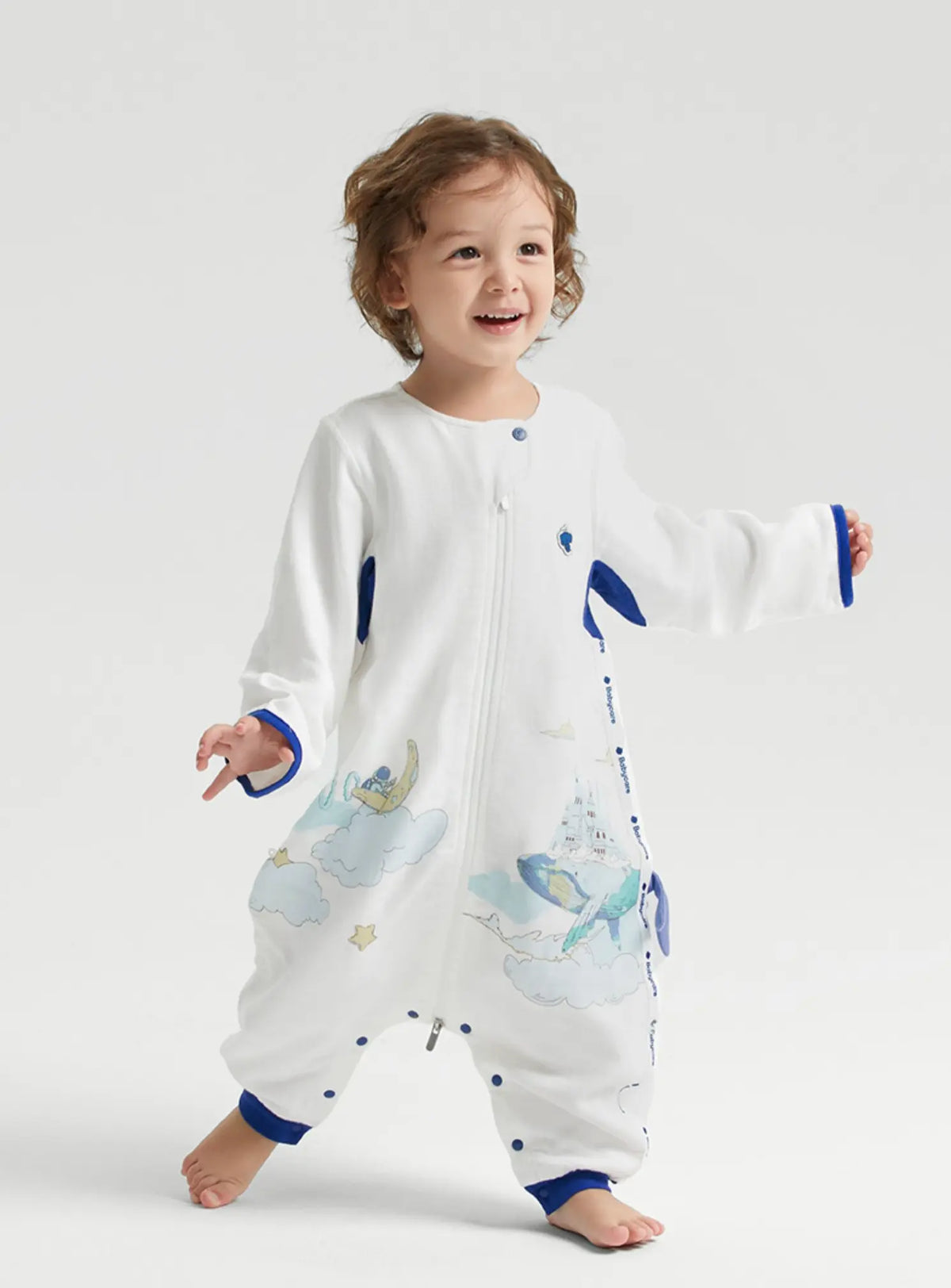 Temperature Regulating Bamboo Long-Sleeve Sleep Bag 1.0 TOG Bc Babycare