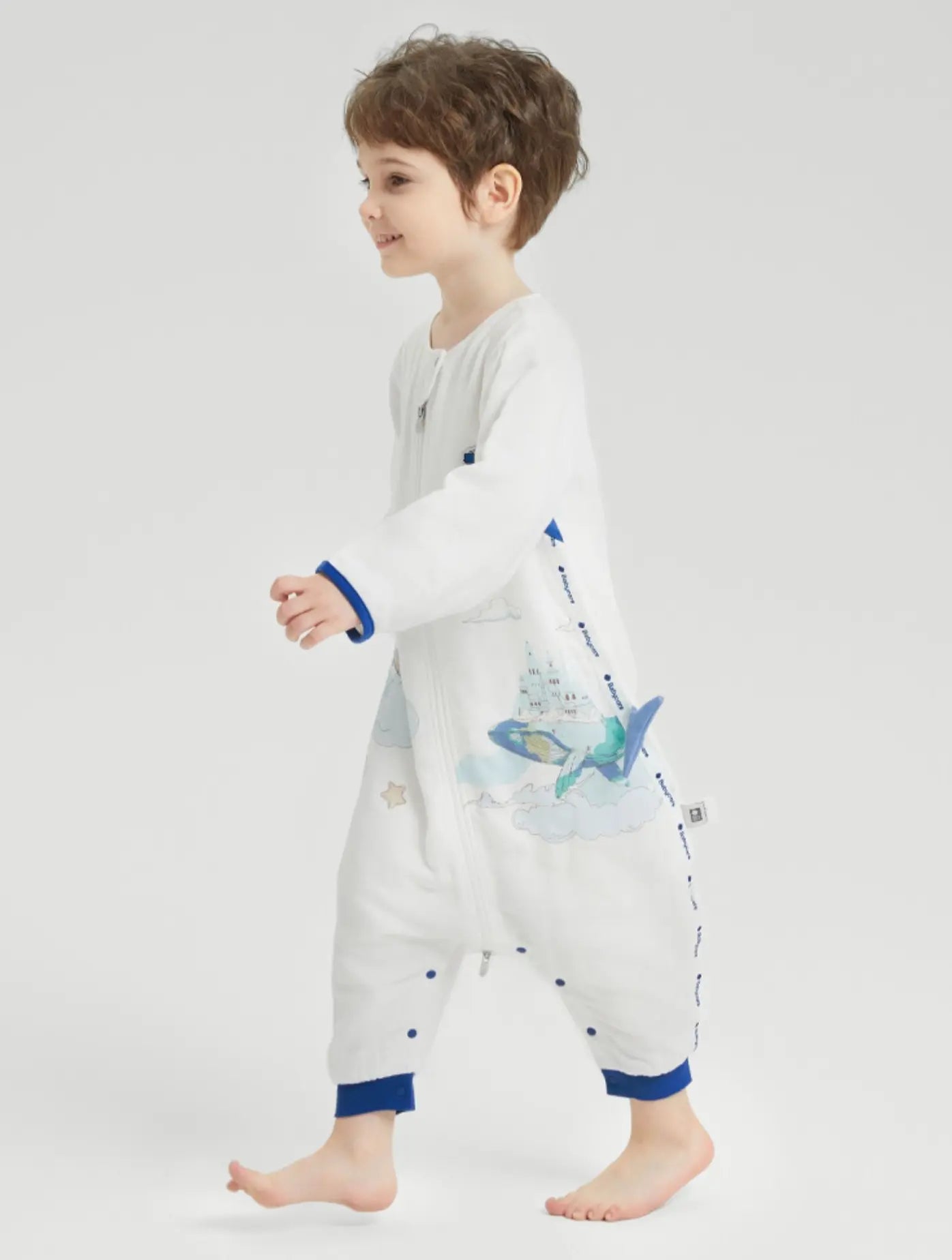 Temperature Regulating Bamboo Long-Sleeve Sleep Bag 1.0 TOG Bc Babycare