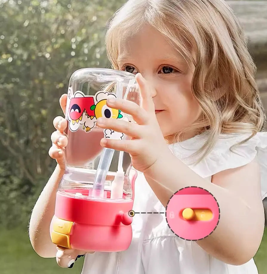 Water Elf Spraying Straw Bottle 270ml Bc Babycare