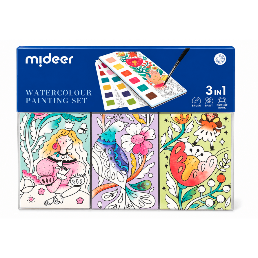 Mini Watercolor Painting Book Mideer