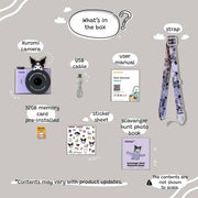 Sanrio Kuromi Mini Camera kiimento