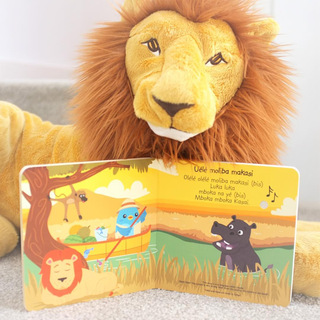 Ditty Bird Baby Sound Book: Safari Animal Sounds USB-C Ditty Bird