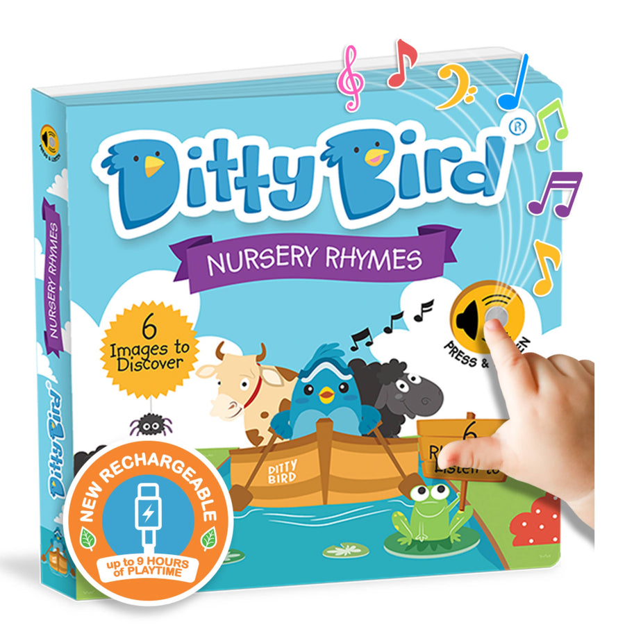 Ditty Bird Sound Book:Nursery Rhymes - Kids USB-C by Ditty Bird