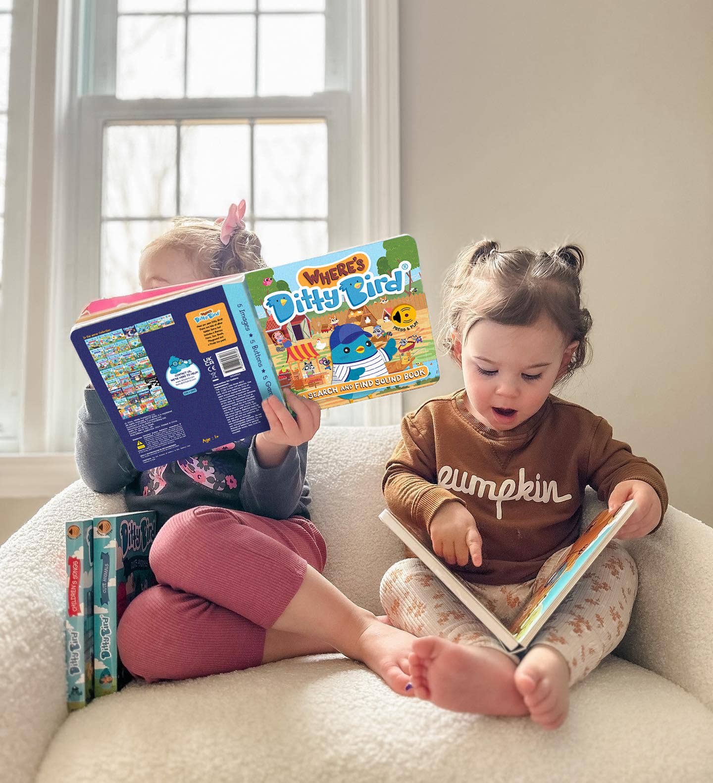 First Look and Find Activity Sound Book  toddlers 1- 3 USB-C Ditty Bird
