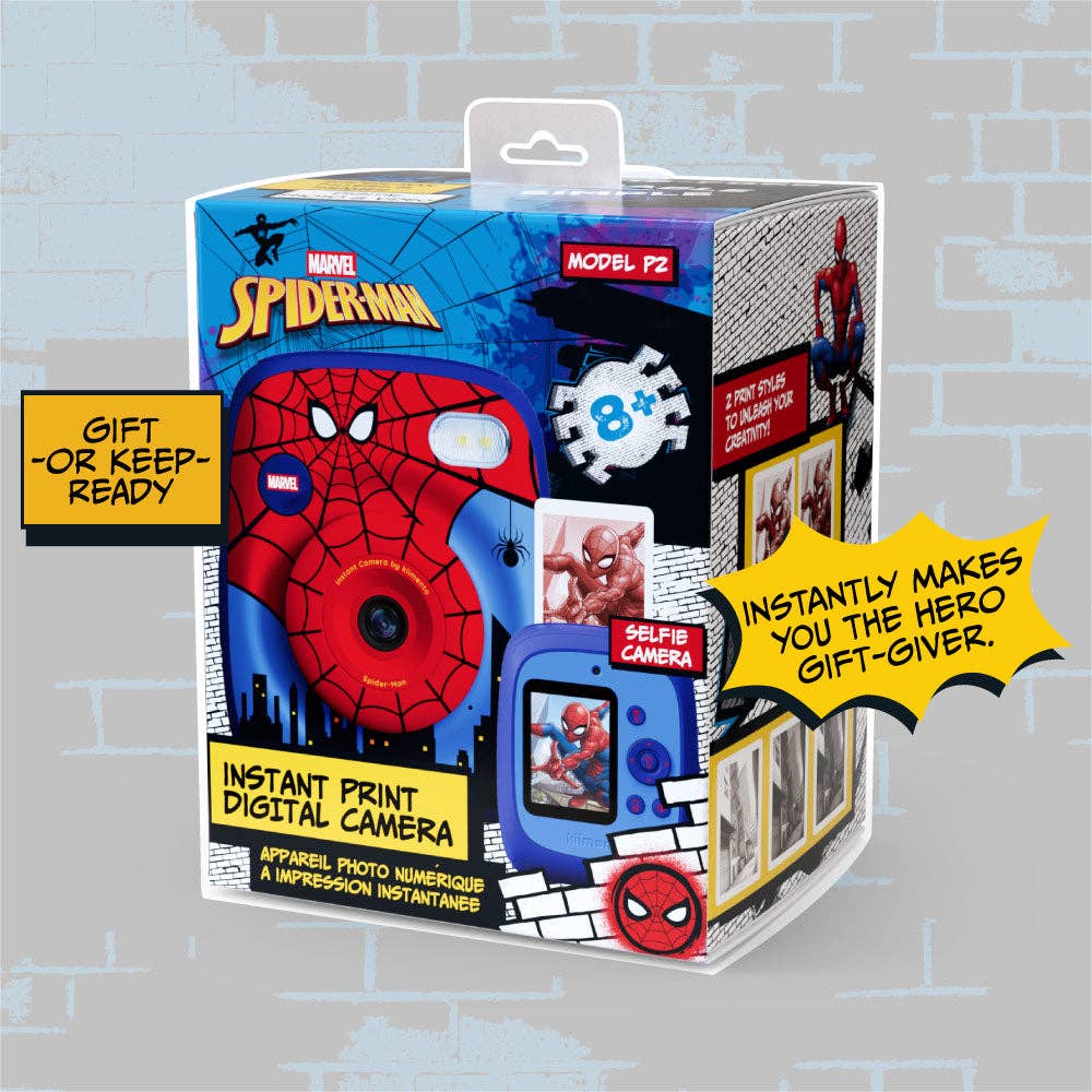 Marvel Spider-Man Print Pro Camera kiimento