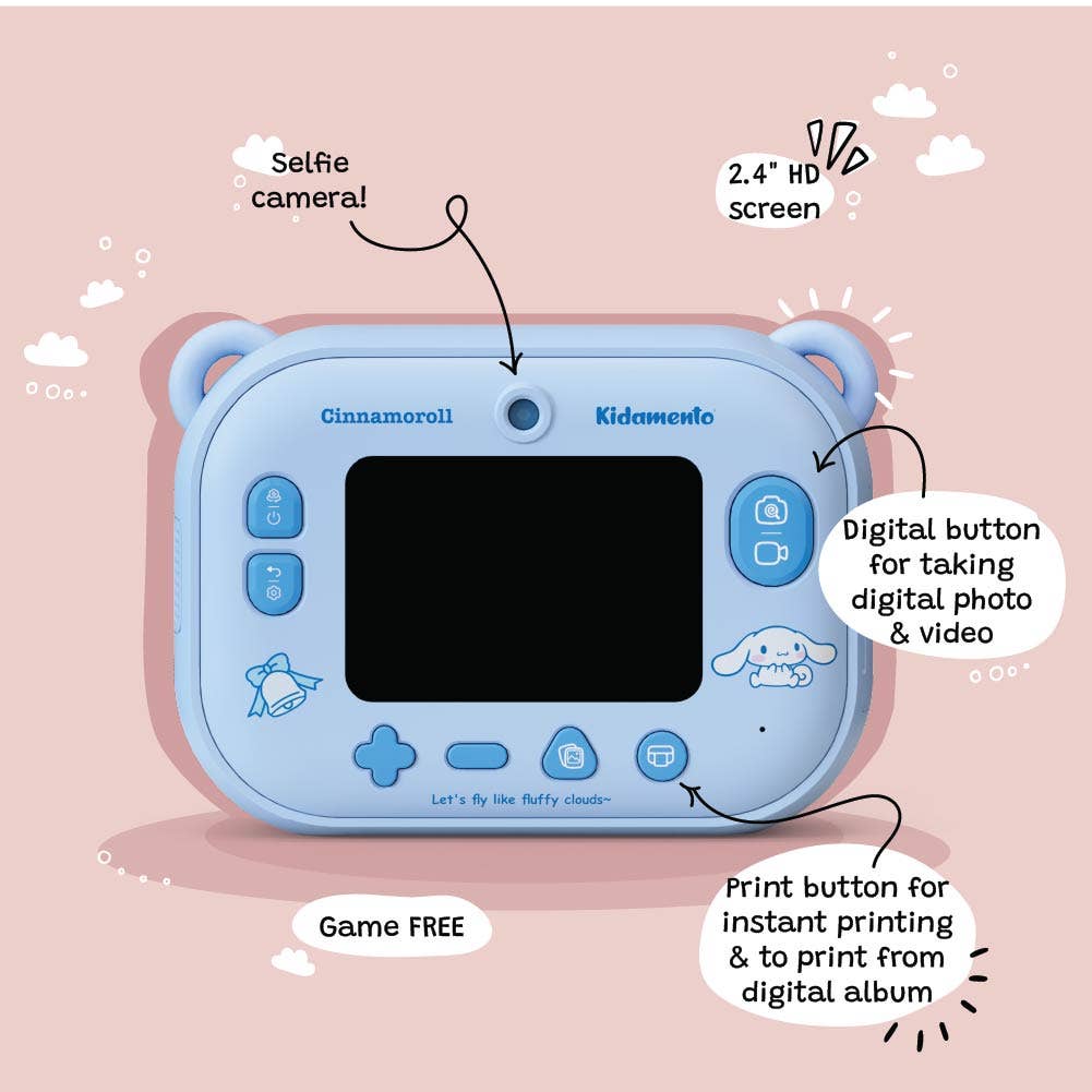 Sanrio Cinnamoroll Print Camera kiimento