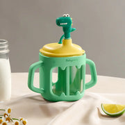 T-Rex Glass Milk Cup 250ml Bc Babycare