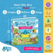 Ditty Bird Sound Book  Motor Skills: Action songs USB-C Ditty Bird