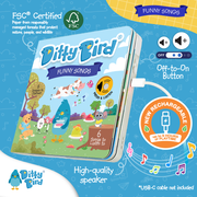 Ditty Bird Sound Book- BESTSELLER - Funny Songs USB-C Ditty Bird