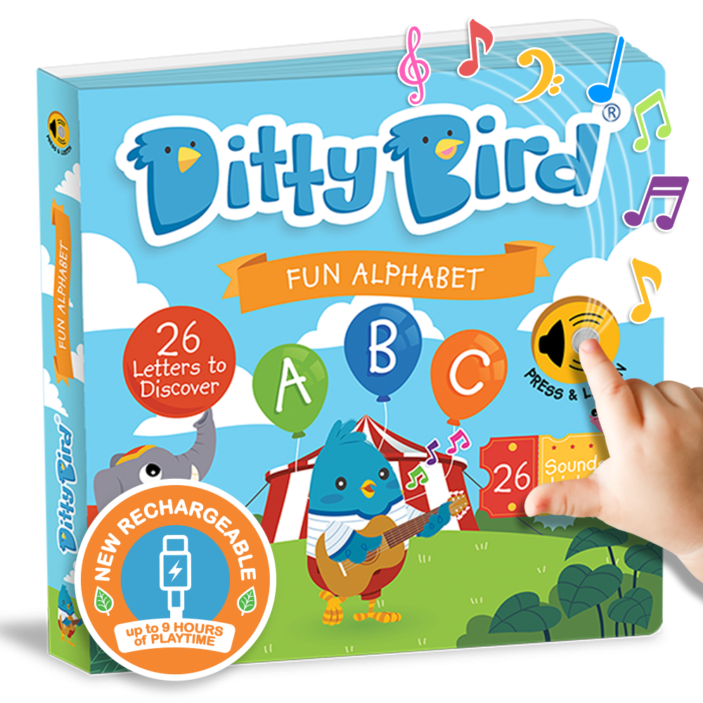 Fun Alphabet | ABC Song | Ditty Bird Baby Sound Book USB-C Ditty Bird