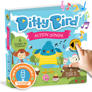 Ditty Bird Sound Book  Motor Skills: Action songs USB-C Ditty Bird