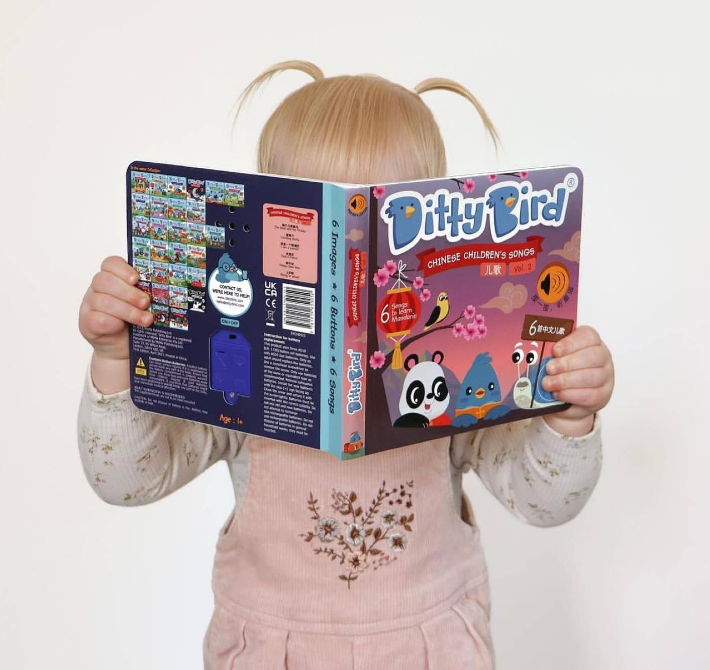 Ditty Bird Book for Learning Chinese Kid's Songs 2 儿歌 USB-C by Ditty Bird, alternate view