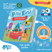 Birthday Book | Ditty Bird Happy Birthday (Gift&Card) USB-C Ditty Bird