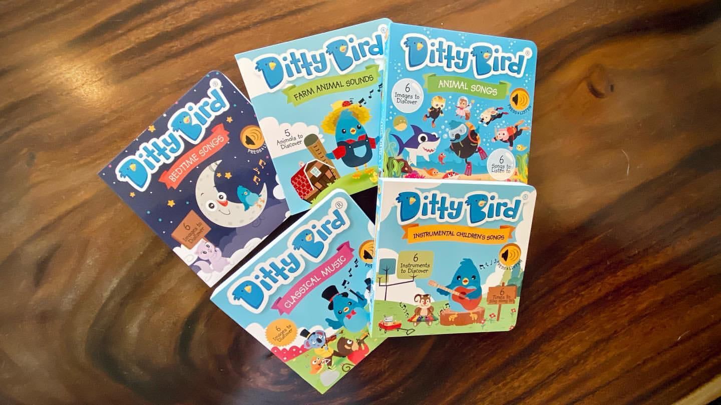 Ditty Bird Book:Animal songs - Baby Shark- BESTSELLER- USB-C Ditty Bird