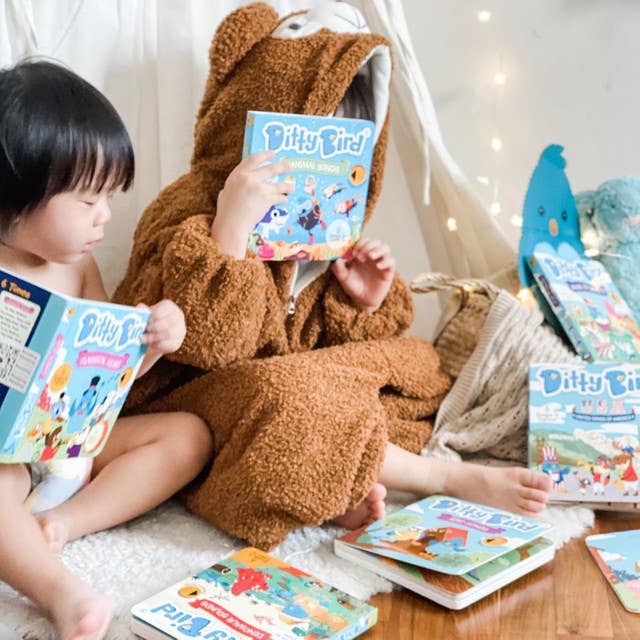 Ditty Bird Book:Animal songs - Baby Shark- BESTSELLER- USB-C Ditty Bird