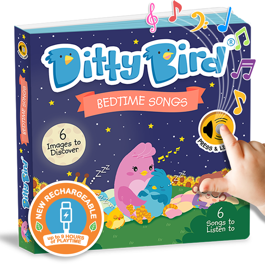 Ditty Bird | Bedtime Songs - Storytime - Baby Book - USB-C by Ditty Bird