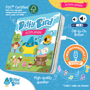 Ditty Bird Sound Book  Motor Skills: Action songs USB-C Ditty Bird