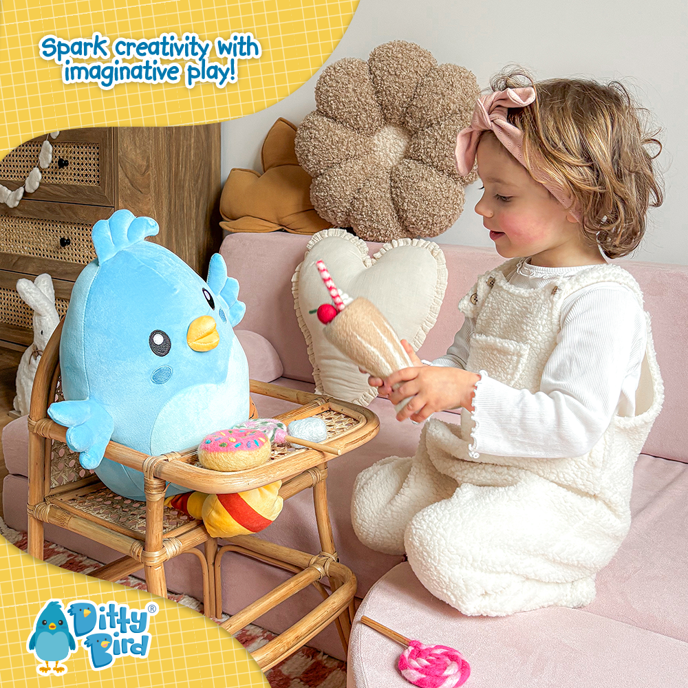 Ditty Bird Squishy Plush 12"/30cm Ditty Bird