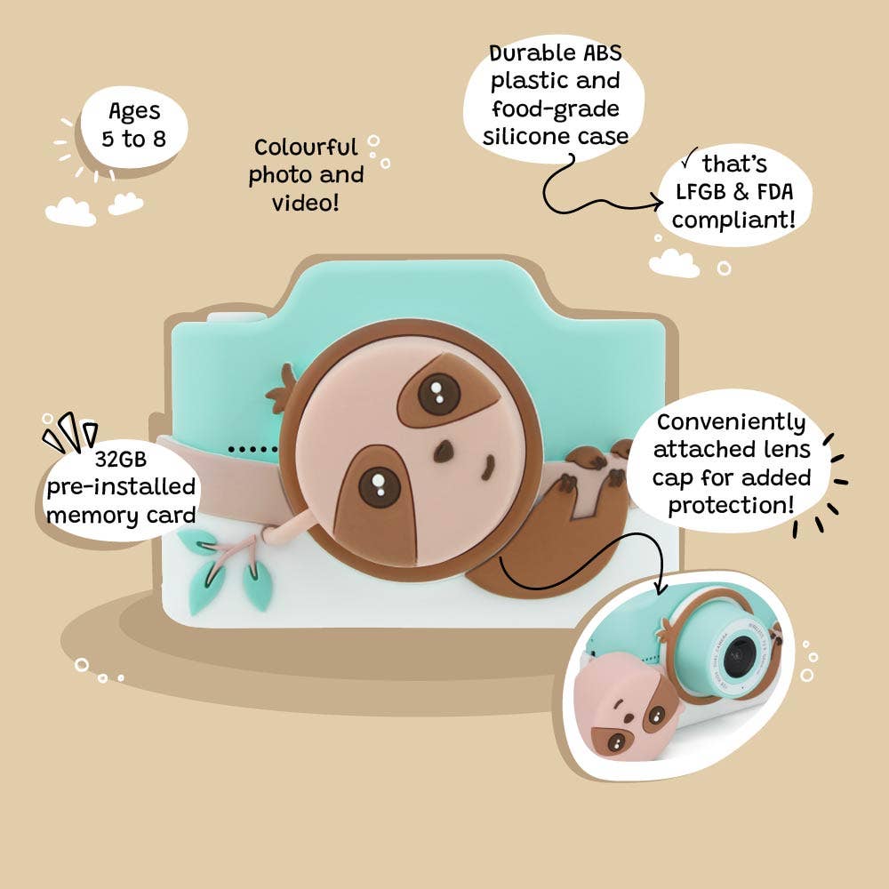 Sloth Digital Camera kiimento