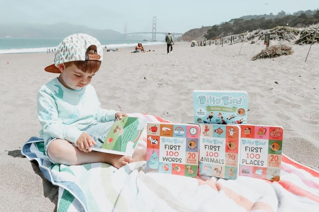 Ditty Bird Sound Vocabulary Book: First 100 Places USB-C Ditty Bird