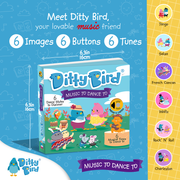 Ditty Bird Book Kids dance songs: Music To Dance To - USB-C Ditty Bird