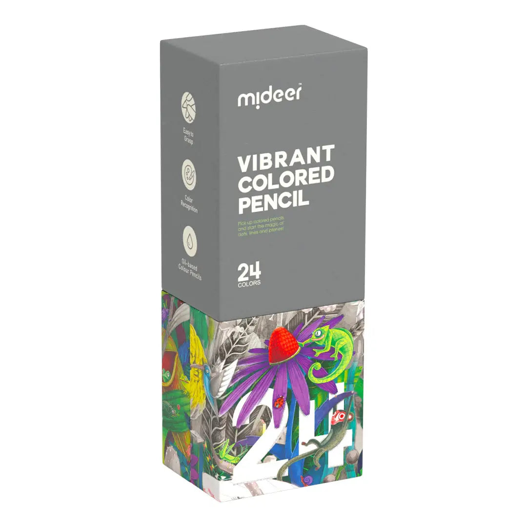 Vibrant Colored Pencil 24 Colors Mideer